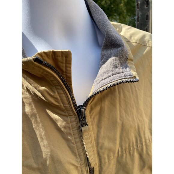 Timberland Mens L/G Tan Nylon & Cotton Full-Zip Jacket - Picture 7 of 8
